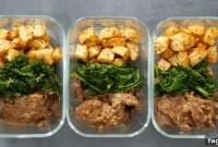 Peppercorn Beef with Crispy Roasted Potatoes Meal Prep
