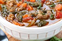 Low-Carb Sausage and Vegetable Soup Recipe for Weight Loss