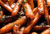 Honey-Glazed Orange Carrots with Citrus Butter Glaze