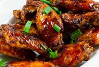 Crispy Honey Sriracha Chicken Wings in the Air Fryer
