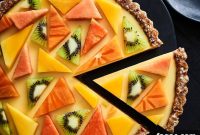 Tropical Fruit Tart: Simple Summer Recipe with Flaky Pastry