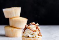 Coconut Dulce de Leche Cupcakes with Creamy Caramel Frosting