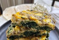 Spinach and Feta Baked Omelets (Zero Points)
