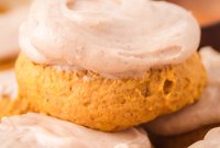 Frosted Pumpkin Cookies Recipe with Cream Cheese Icing