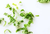 How to Chiffonade Basil Leaves for Fresh Herb Ribbons