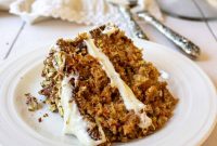 Moist Carrot Cake Recipe with Cream Cheese Frosting
