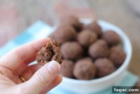 Double Chocolate Peppermint Cookie Dough Bites: Guilt-Free Holiday Treat