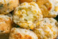 Cheddar Basil Muffins with Scallions — Savory Quick Recipe