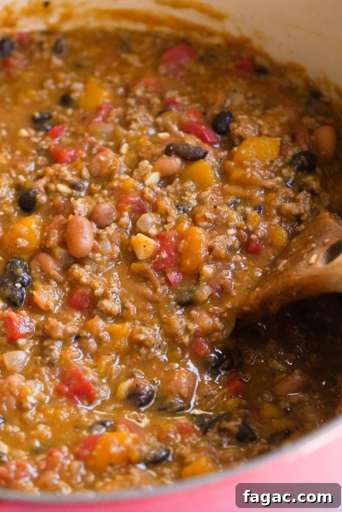 Hearty Butternut Squash and Turkey Chili Recipe 6 img 10106 5