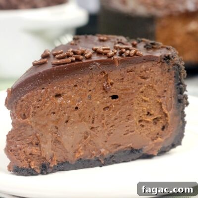 Decadent Chocolate Cheesecake in the Instant Pot 7 Death by Chocolate Cheesecake thumbnail