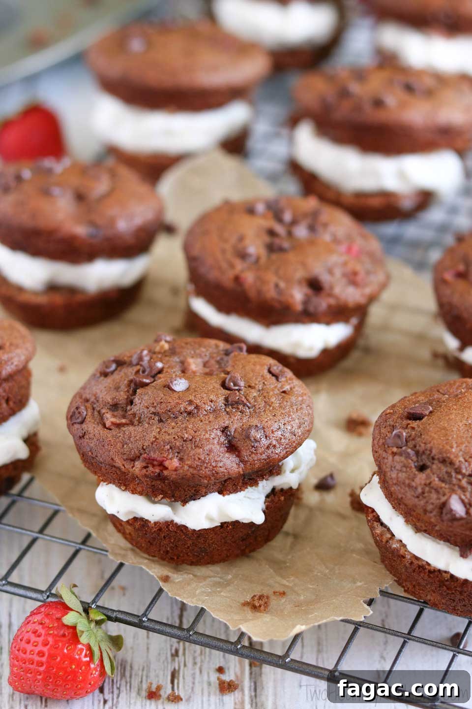 Muffin Ice Cream Sandwich stack Muffin Ice Cream Sandwich stack
