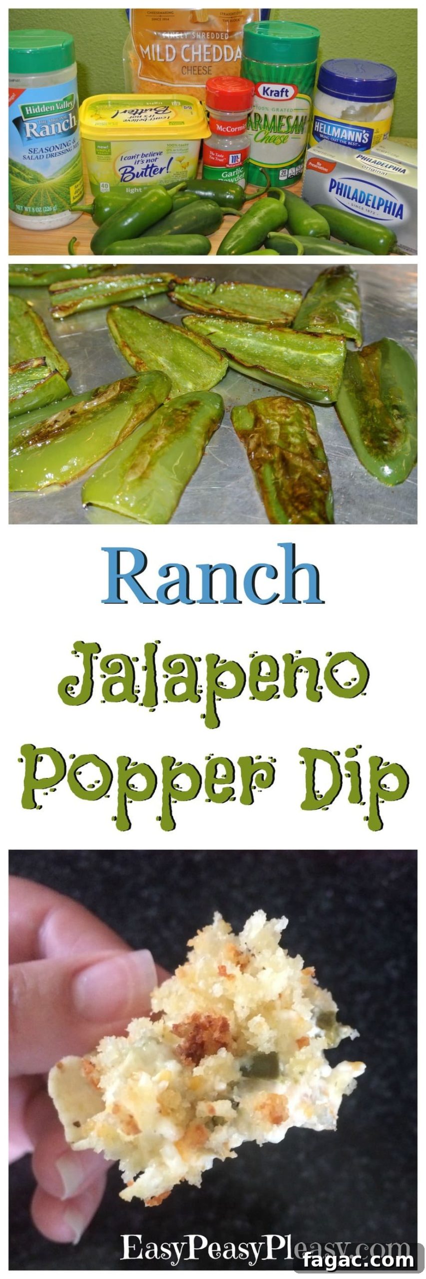 Easier than Jalapeno Poppers Ranch Jalapeno Popper Dip