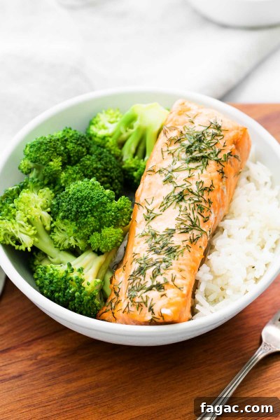 Crispy Air Fryer Salmon with Fresh Dill Recipe 2 air fryer salmon with rice