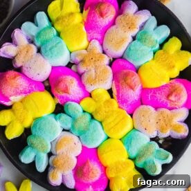 Peeps s'mores dip