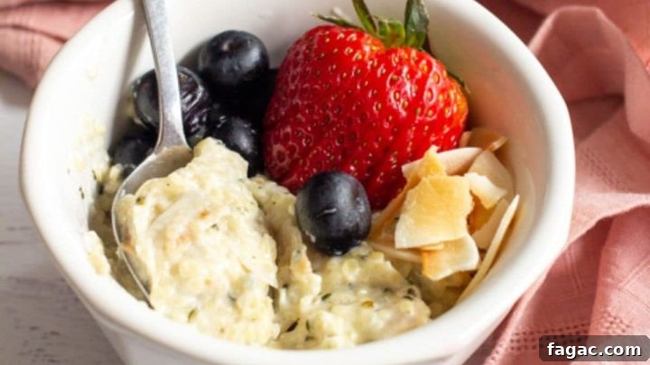 Image for Keto Oatmeal - Low Carb, Gluten-Free, Grain-Free, Sugar-Free,
