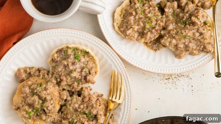 Image for Dairy-Free Keto Sausage Gravy (Gluten-Free)
