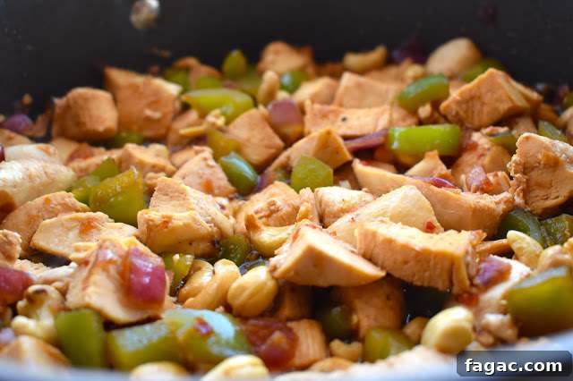 Cashew Chicken with Asian Glaze — Quick Weeknight Recipe 3 Cashew Chicken with peppers