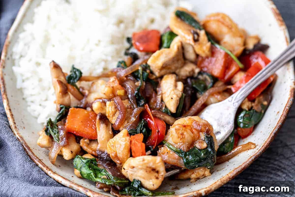 15 Nutritious Recipes to Jumpstart Your New Year Eating Goals 2 Easy Chicken and Shrimp Stir-Fry