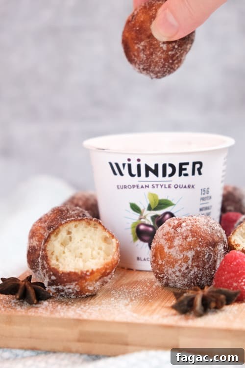 German Quark Balls with Cinnamon Sugar — Soft, Golden Treats 4 img 14400 3