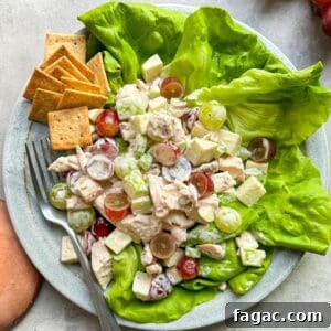 Easy Waldorf Salad Recipe with Chicken and California Grapes Primal Gourmet