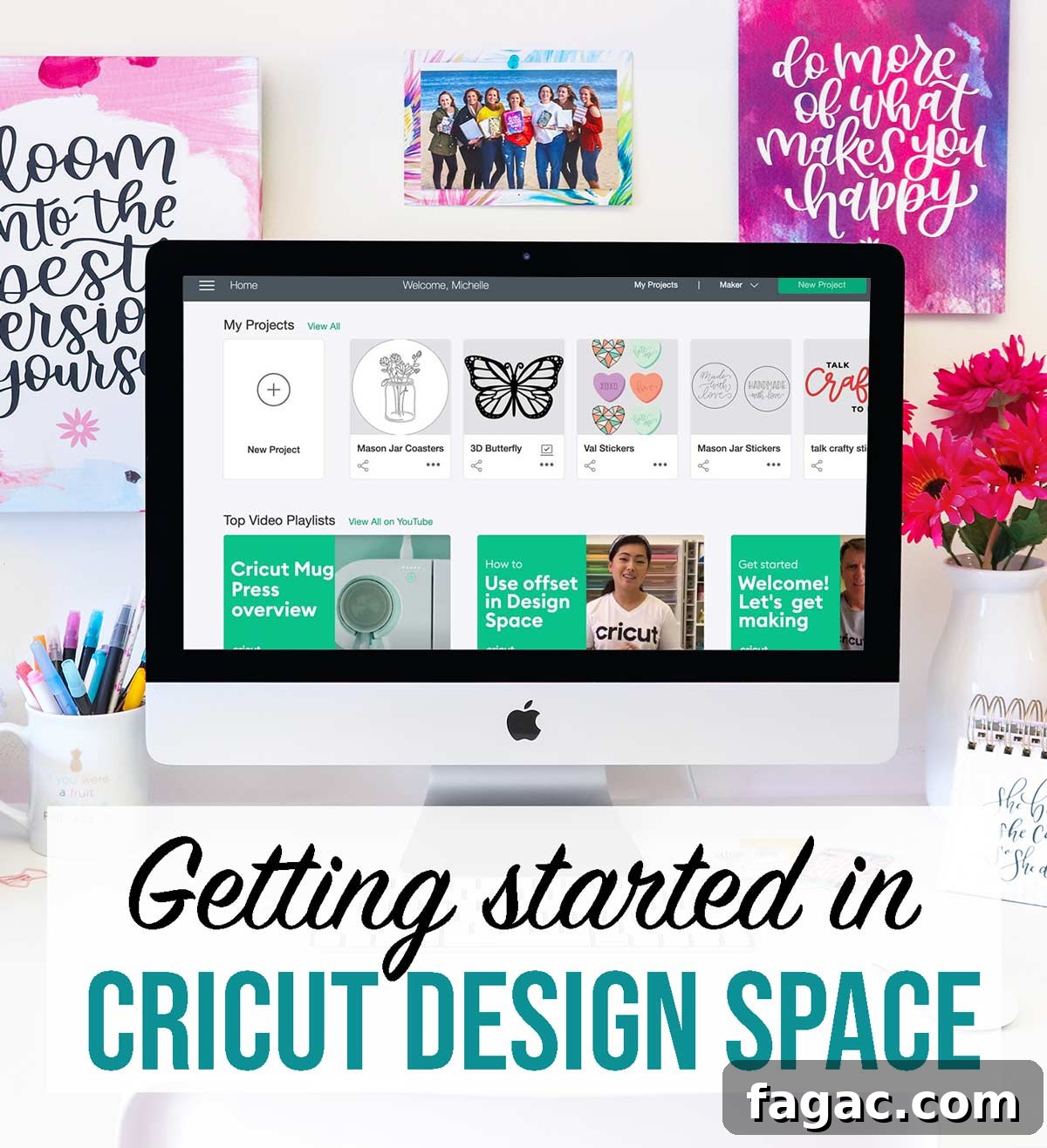 Cricut Design Space: Beginner’s Guide to Getting Started 2 Getting Started in Cricut Design Space
