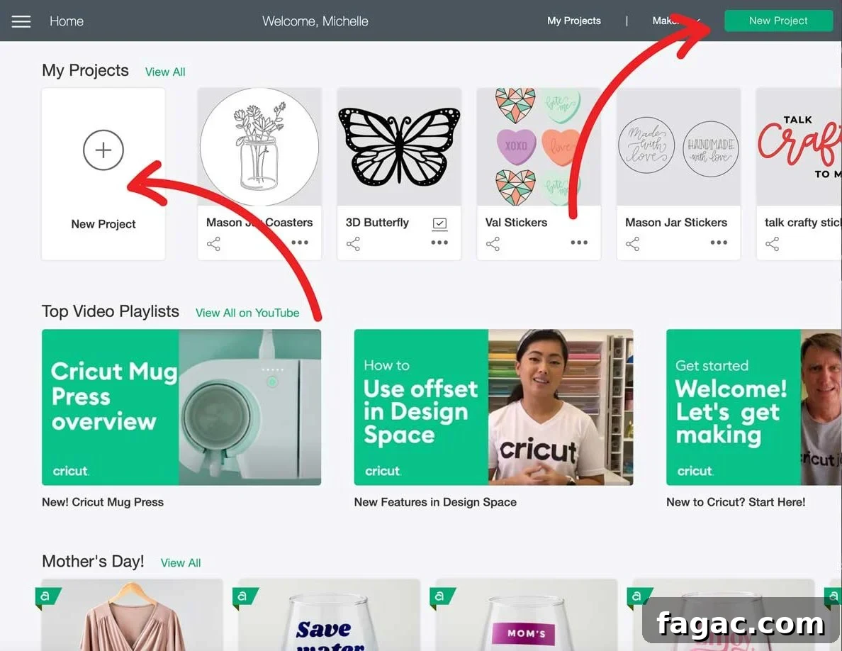 Cricut Design Space: Beginner’s Guide to Getting Started 4 New Project. in Cricut Design Space