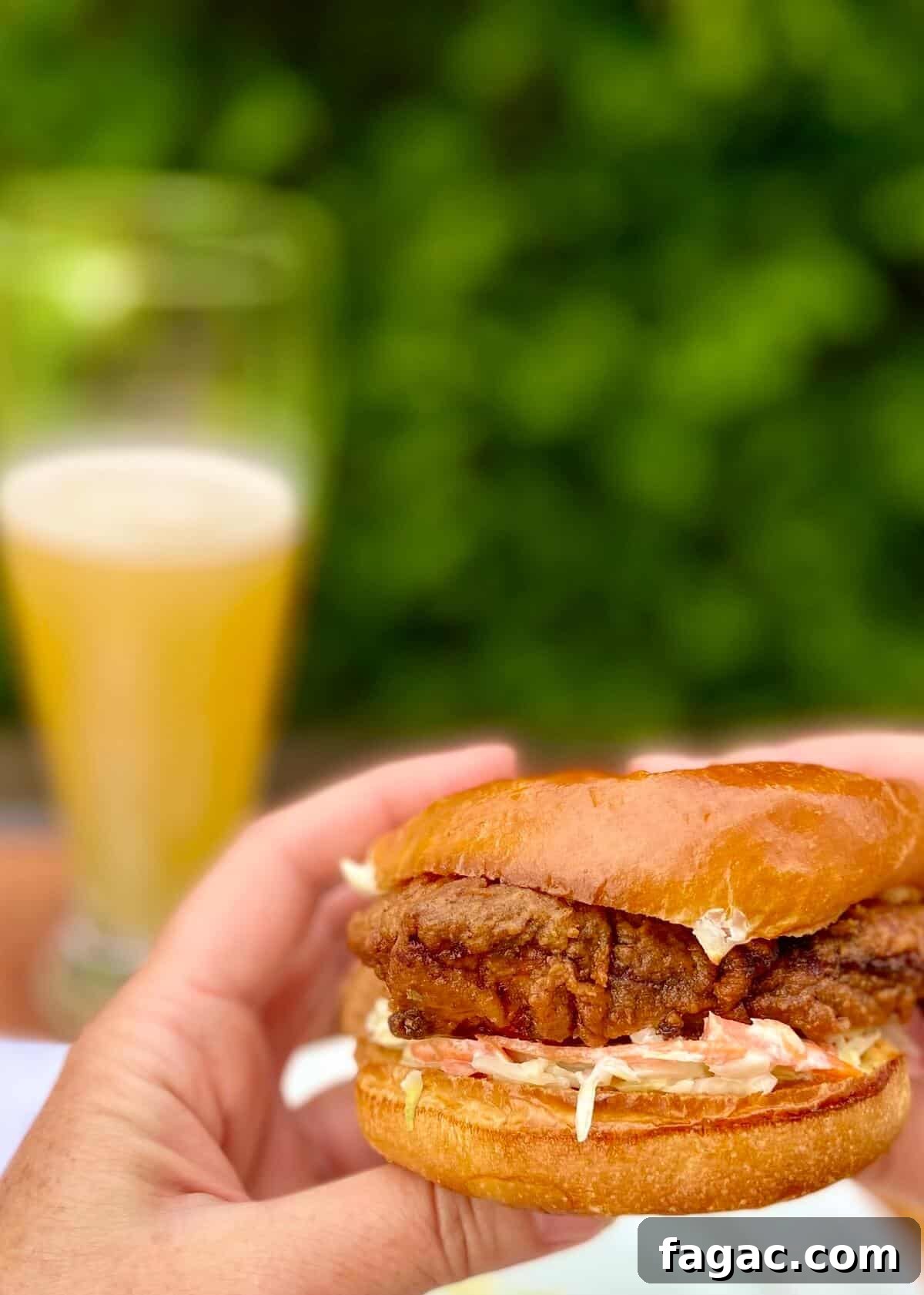 Crispy Chicken Burger (Photo by Erich Boenzli)