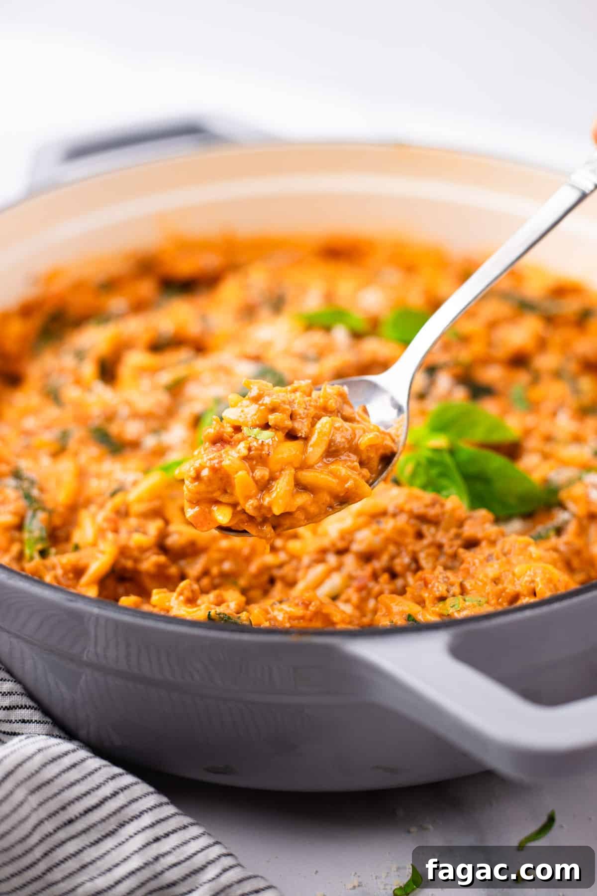 27 Simple High-Protein Christmas Recipes for Busy Cooks 17 creamy ground beef orzo