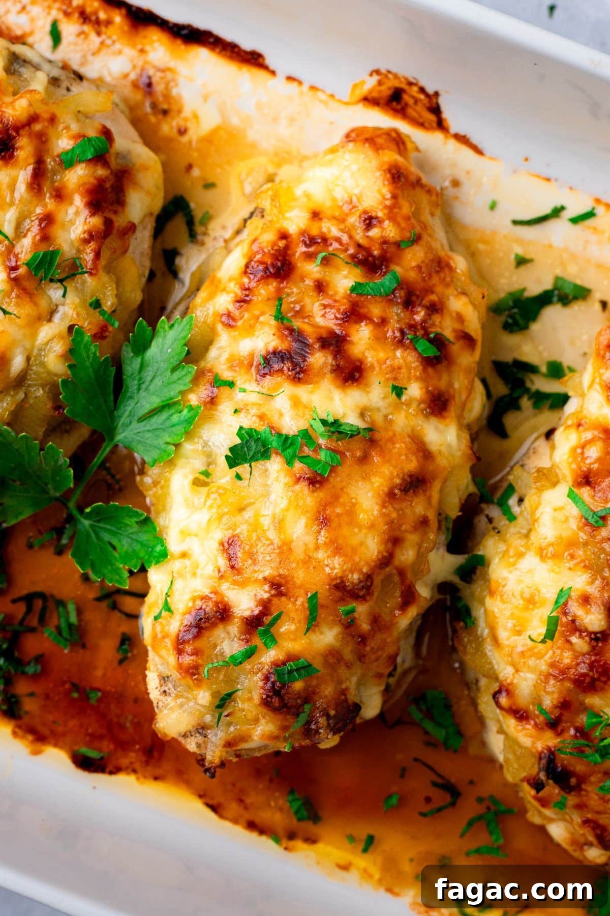 27 Simple High-Protein Christmas Recipes for Busy Cooks 5 Cheesy French Onion Chicken