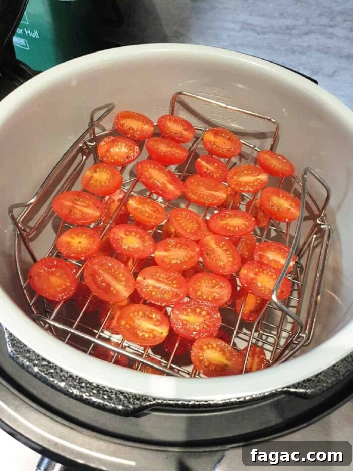 Roasted Ninja Foodi Cherry Tomatoes