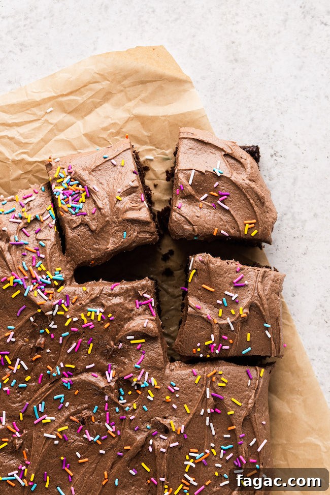 Decadent Dark Chocolate Birthday Snack Cake Recipe 7 chocolate birthday snack cake