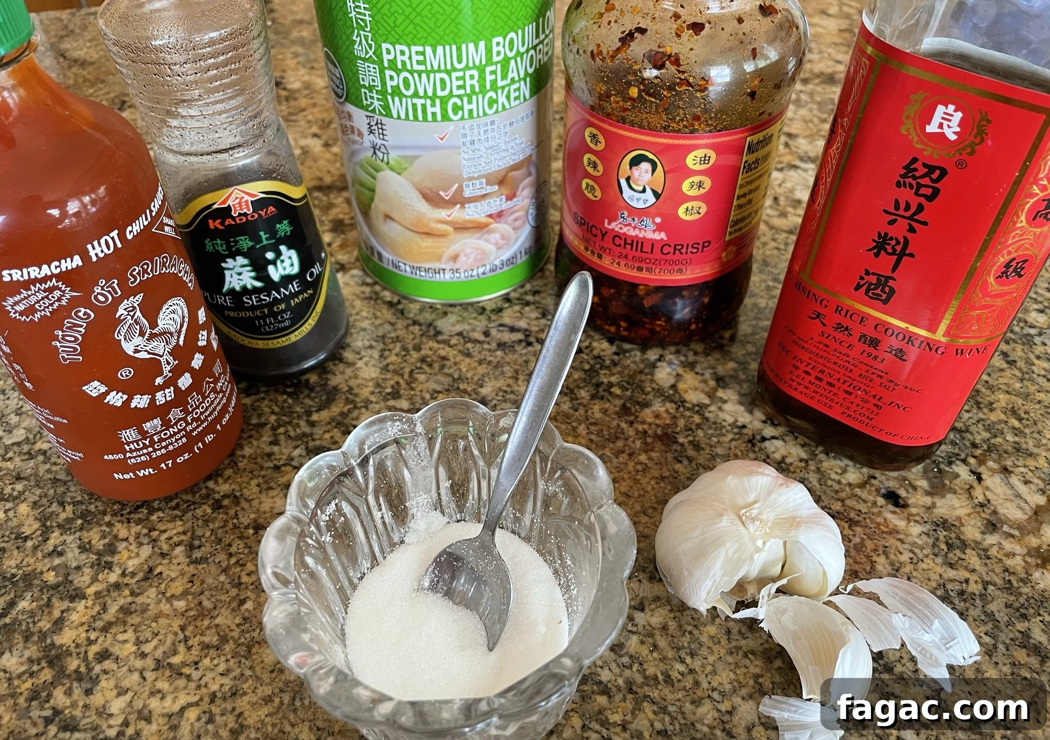 Garlic chili oil ingredients Garlic chili oil ingredients