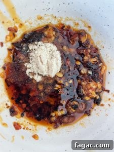 Garlic Chili Oil Dipping Sauce Recipe for Flavorful Meals 3 Combine ingredients for garlic chili oil