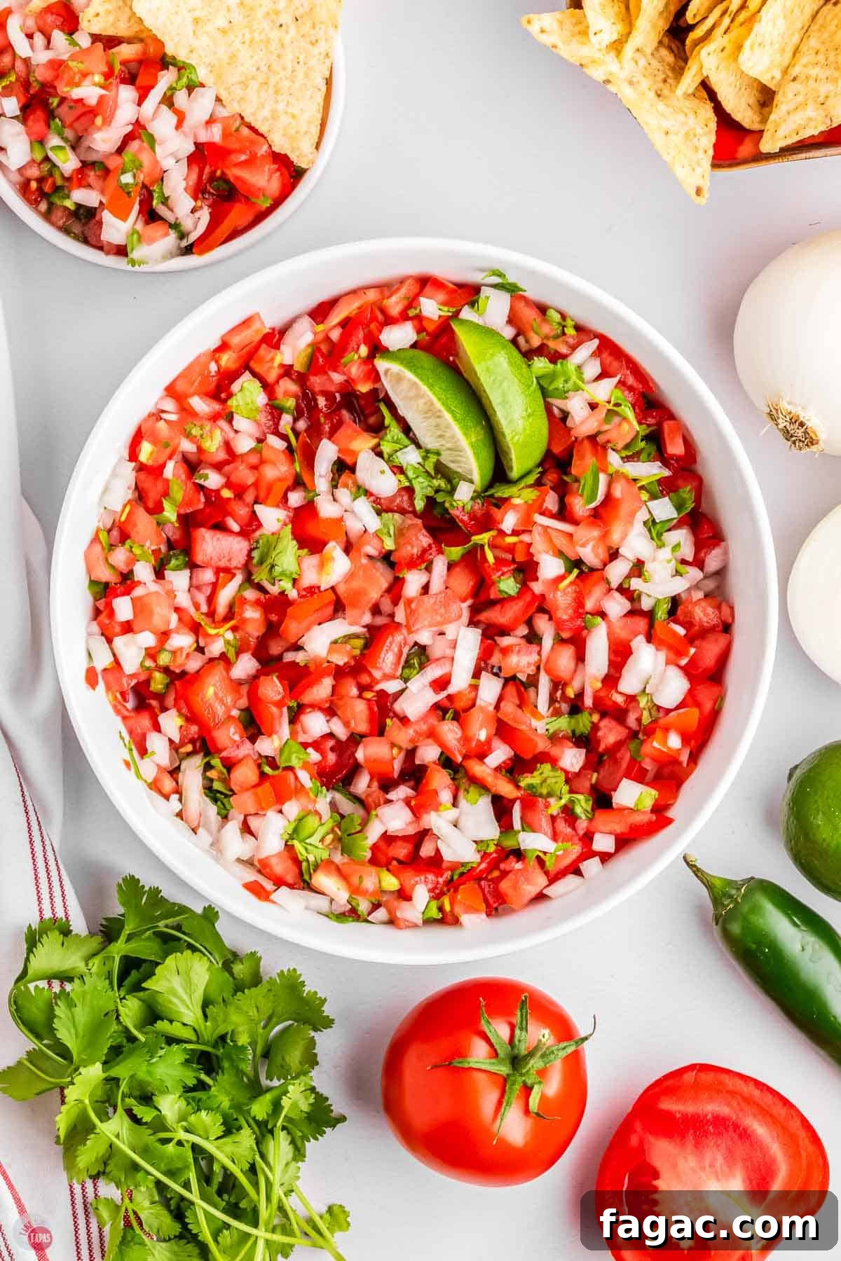 Fresh Homemade Pico de Gallo Recipe: Zesty Salsa in Minutes 9 pico de gallo in a bowl