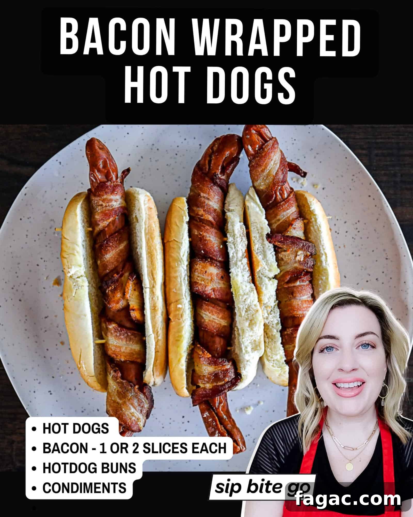 Crispy Bacon-Wrapped Hot Dogs: Air Fryer, Oven & Grill Methods 3 img 218430 2