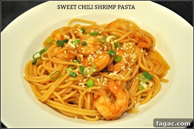 Sweet Chili Shrimp Pasta Sweet Chili Shrimp Pasta
