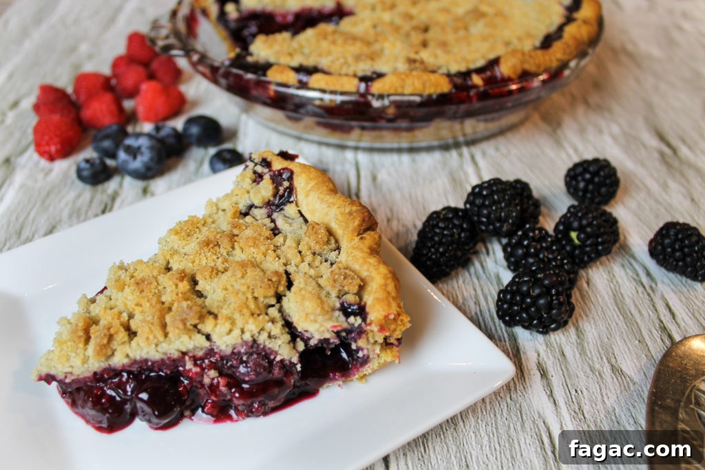 Triple-Berry Pie with Cardamom Crumble Topping 2 img 246 1