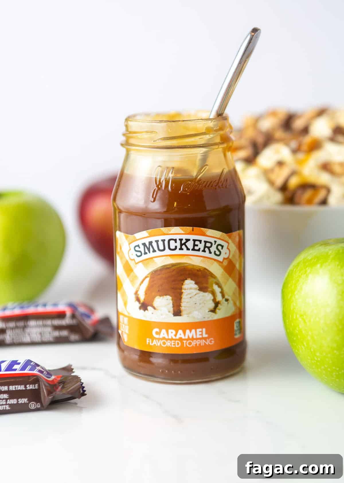 Apple Snickers Salad Recipe: Crunchy Caramel Apple Dessert Salad 8 img 24882 7