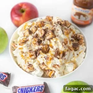 Apple Snickers Salad Recipe: Crunchy Caramel Apple Dessert Salad 10 img 24882 9