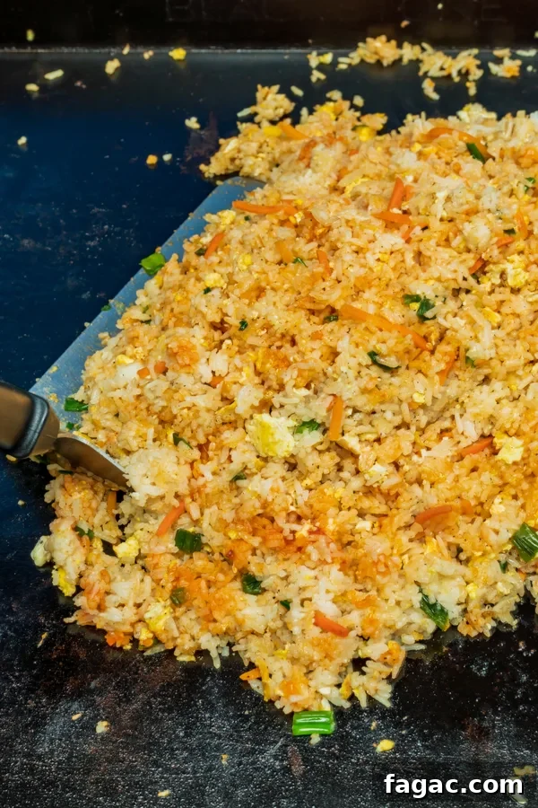 Hibachi Chicken and Vegetables: Japanese Steakhouse-Style Recipe 6 fried rice