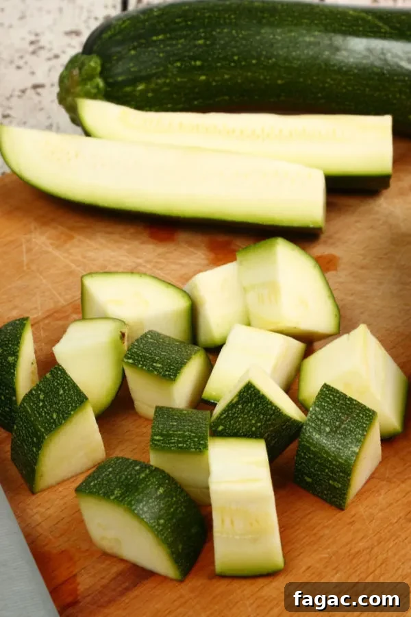 Hibachi Chicken and Vegetables: Japanese Steakhouse-Style Recipe 3 cutting zucchini