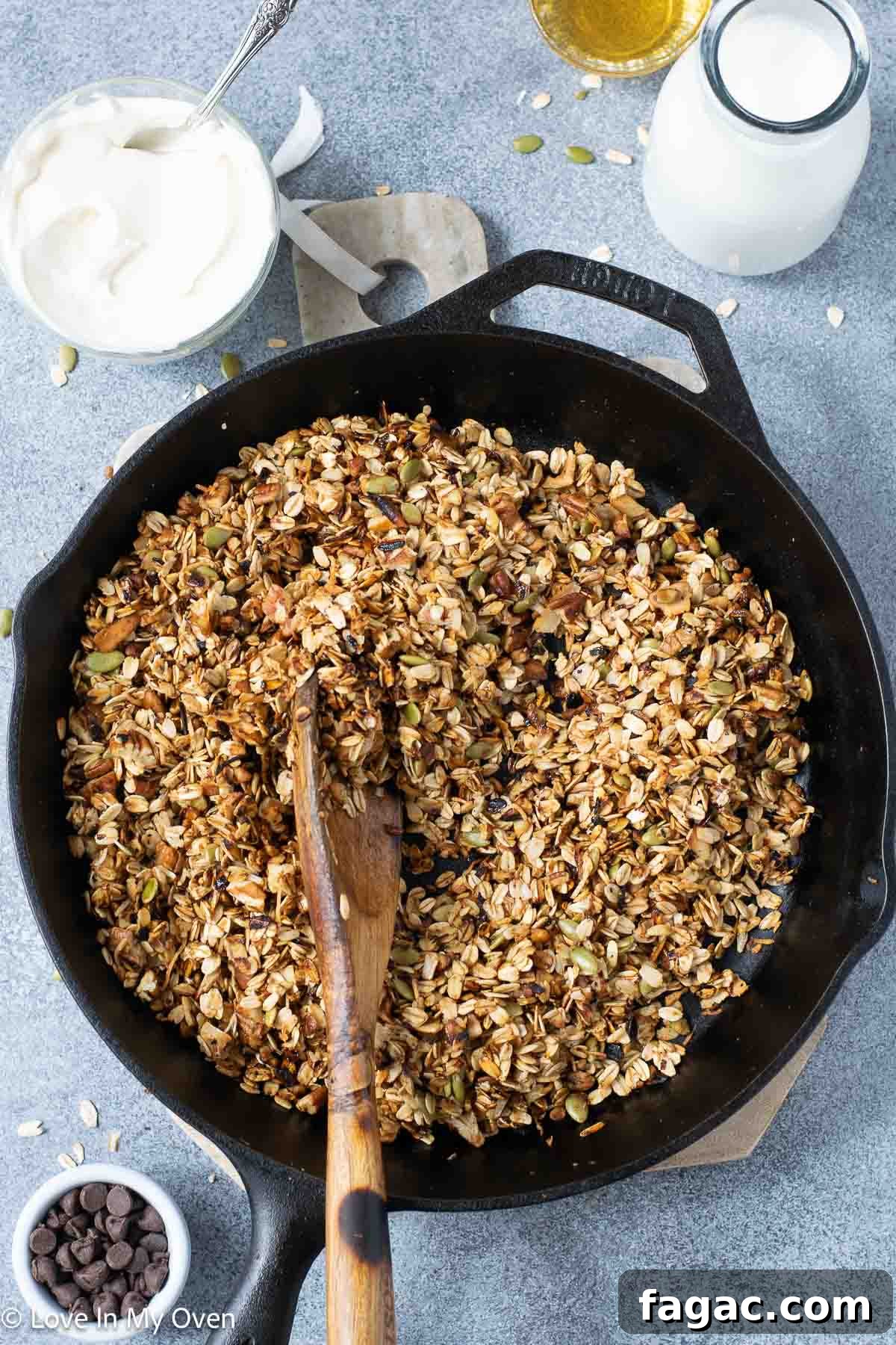Crunchy Stovetop Granola Recipe — Quick No-Bake Breakfast Mix 2 stovetop granola