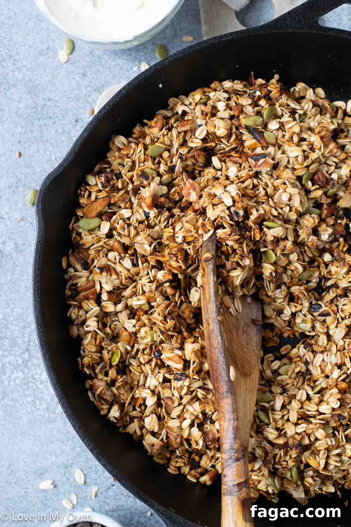 Crunchy Stovetop Granola Recipe — Quick No-Bake Breakfast Mix 6 stovetop granola