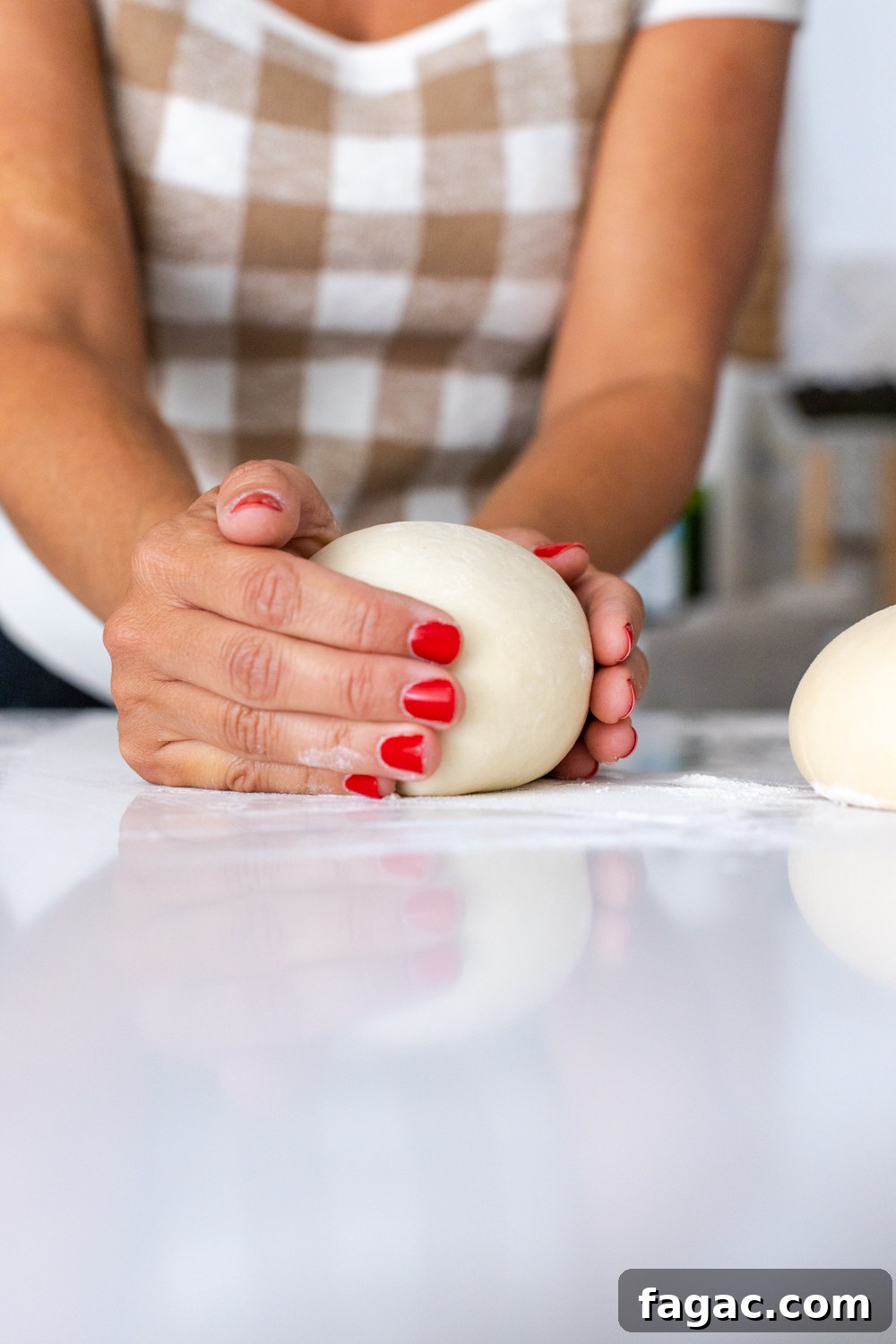 30-Minute Homemade Pizza Dough Recipe for Crispy Crust 19 shaping pizza dough boule