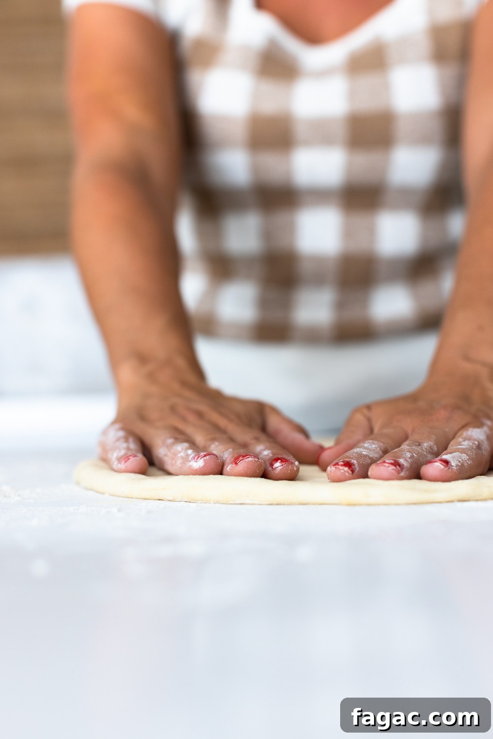 30-Minute Homemade Pizza Dough Recipe for Crispy Crust 22 Shaping pizza dough