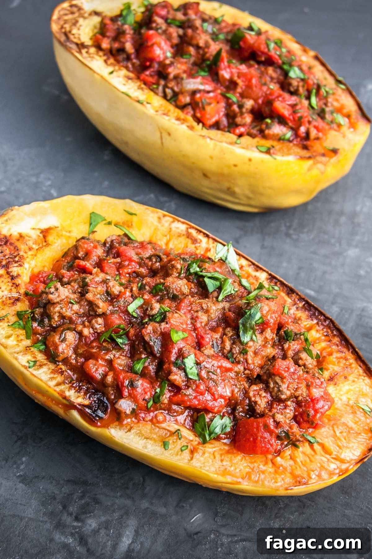 11 Delicious Ways to Transform Leftover Chili into Dinner 3 Chili Cheese Stuffed Spaghetti Squash