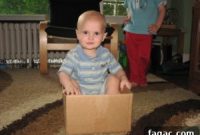 Wordless Wednesday: Fun Ideas for Playing with a Cardboard Box