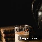 Glass of homemade RumChata