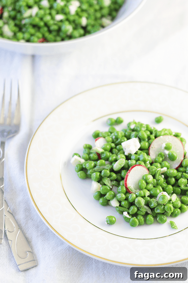 Feta and Pea Salad