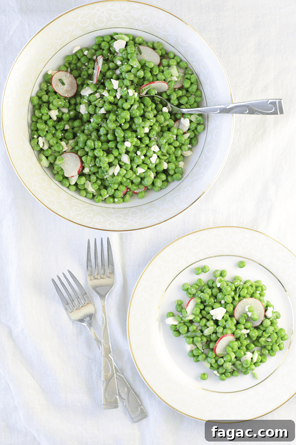 Feta and Pea Salad
